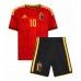 Dječji Nogometni Dres Belgija Leandro Trossard #10 Domaci SP 2026 Kratak Rukav (+ Kratke hlače)